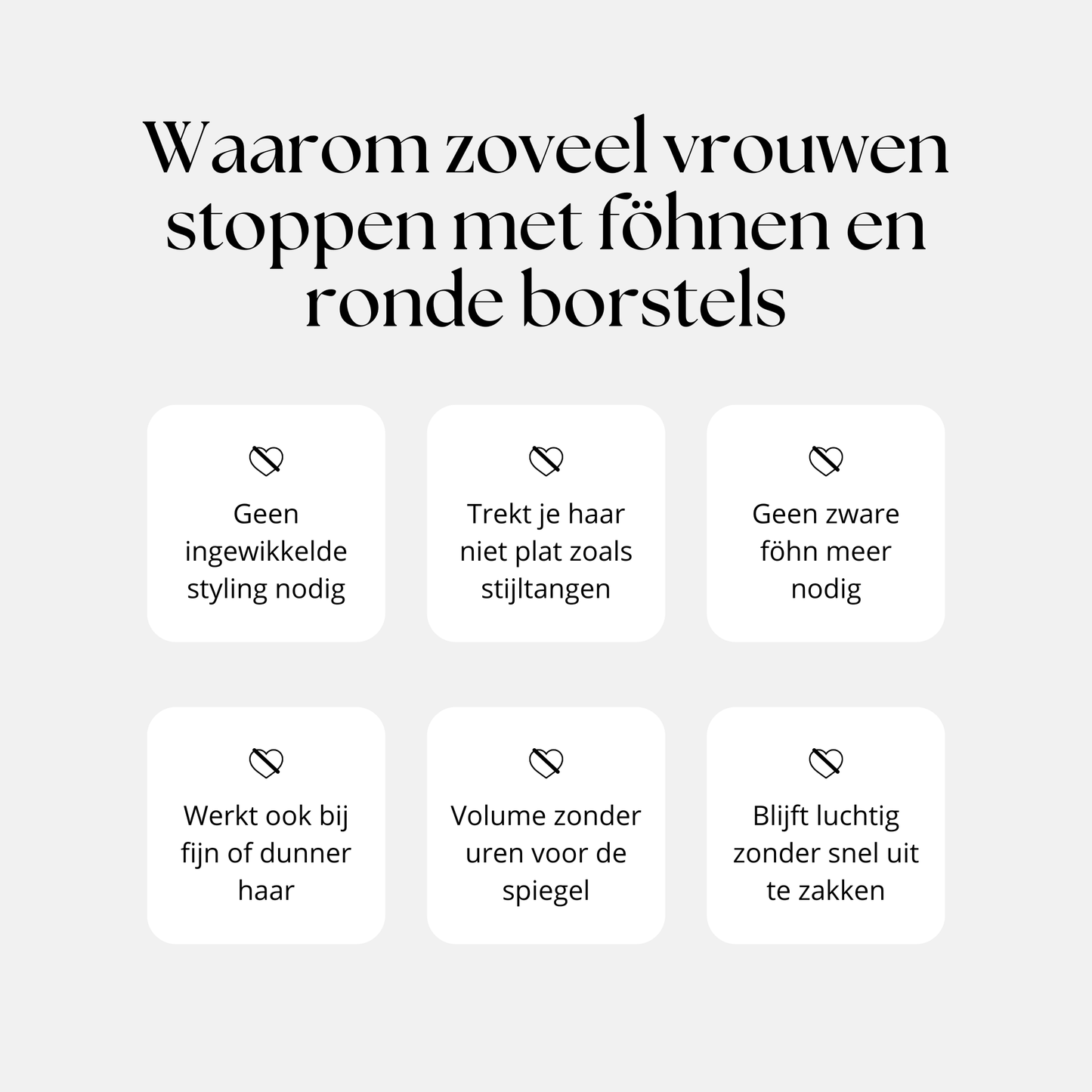 Volumizer | Elektrische Stylebrush voor kort haar