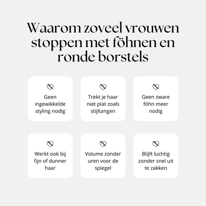 Volumizer | Elektrische Stylebrush voor kort haar