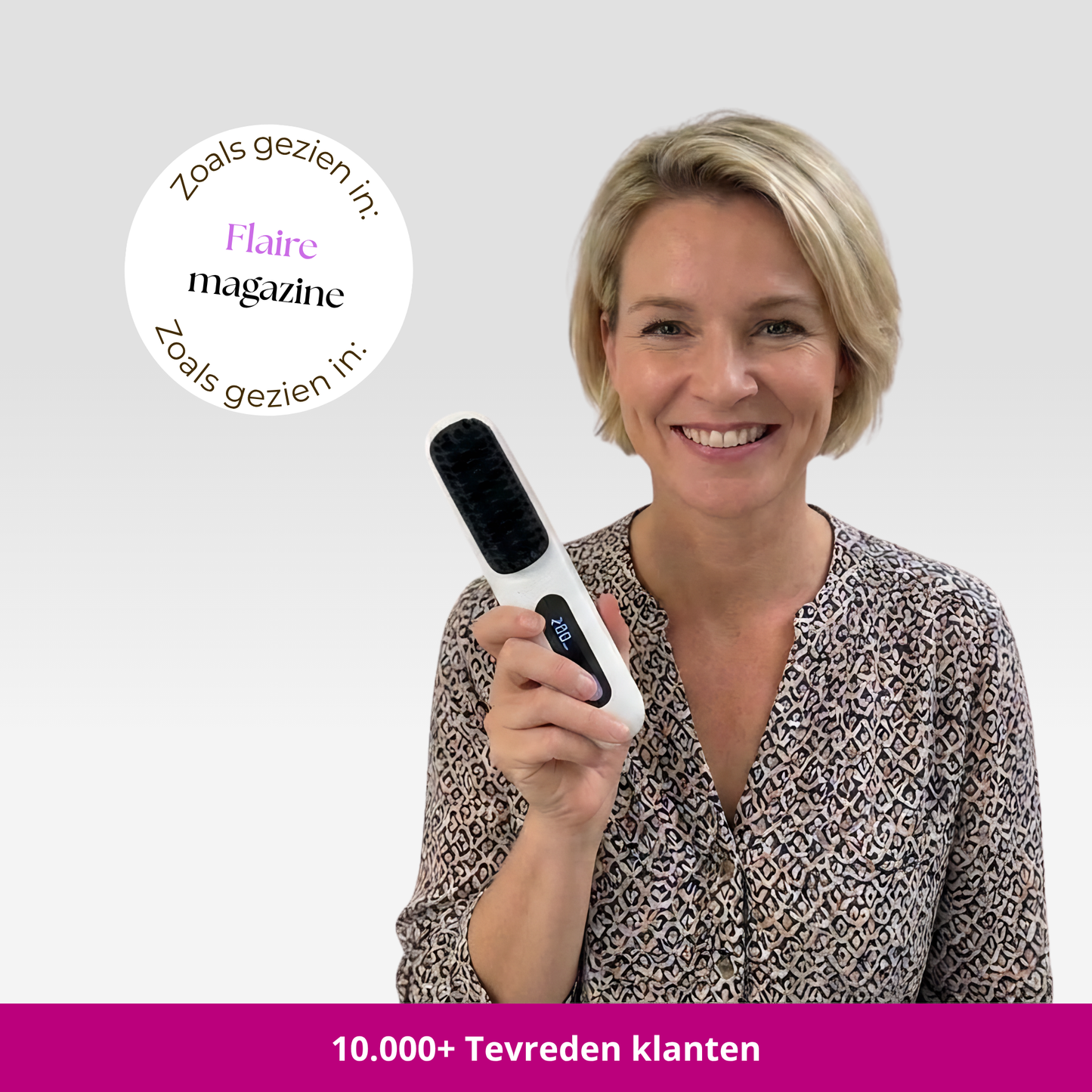 Volumizer | Elektrische Stylebrush voor kort haar