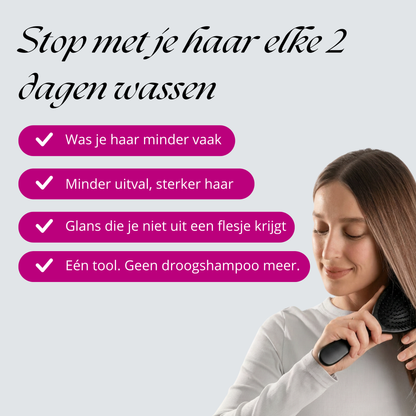 De Wasvrije Borstel | Minder wassen. Meer glans. Vanaf je eerste week.