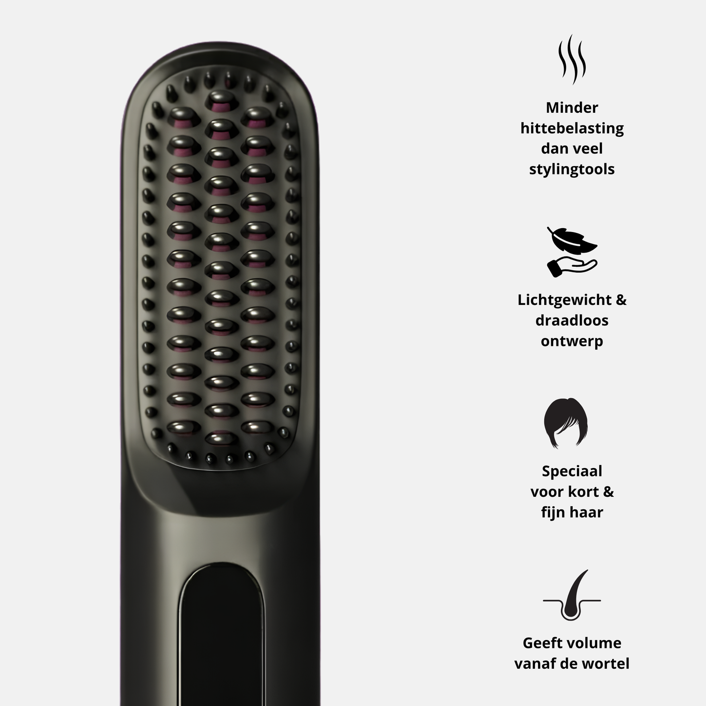 Volumizer | Elektrische Stylebrush voor kort haar