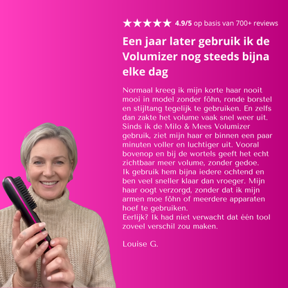 Volumizer | Elektrische Stylebrush voor kort haar